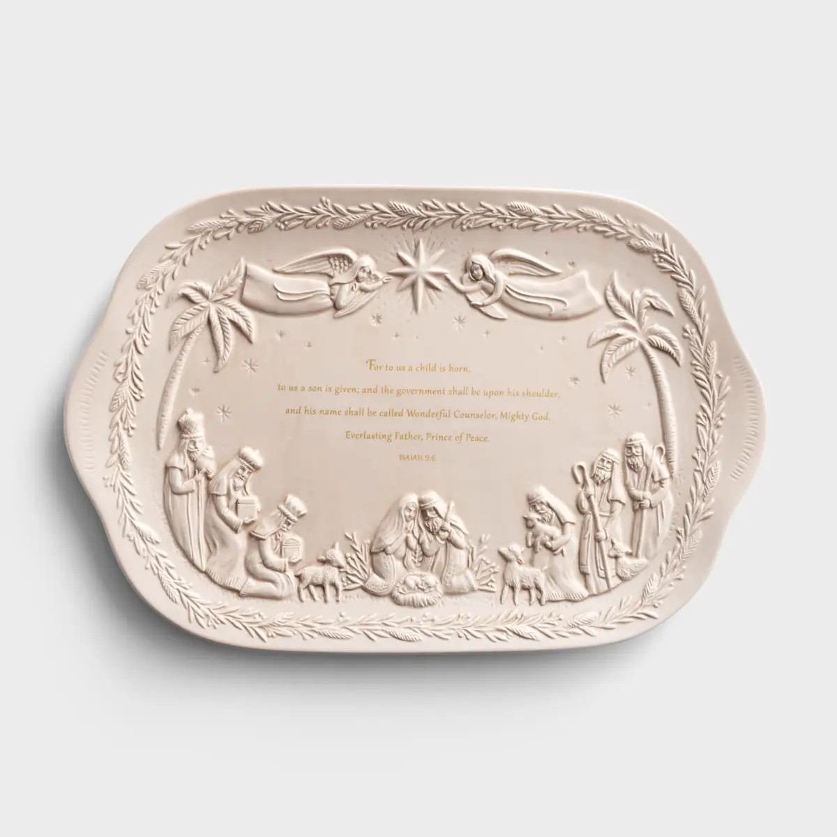 Demdaco - For Unto Us a Child is Born - Serving Platter | DaySpring | DaySpring