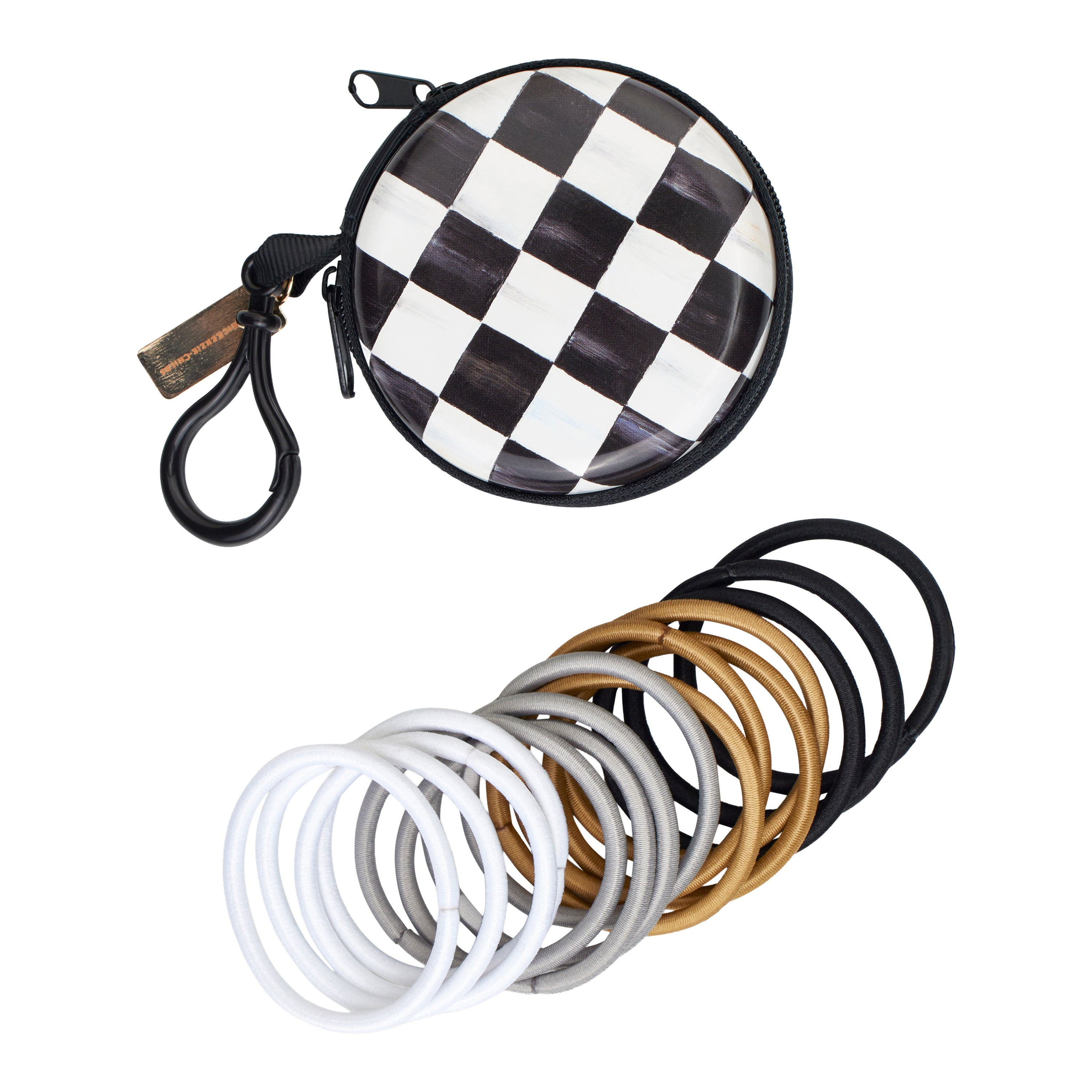 MacKenzie-Childs MC x Goody Courtly Check Purse Charm Elastics 15 CT | MacKenzie-Childs