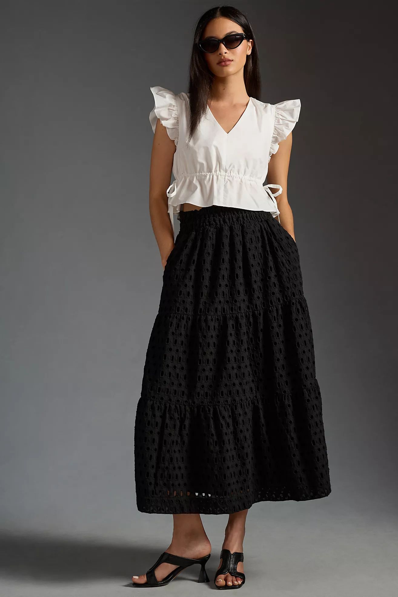 The Somerset Maxi Skirt: Eyelet Edition | Anthropologie (US)