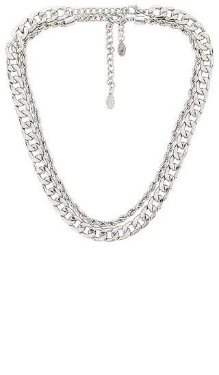 8 Other Reasons Meet Me In Paris Necklace in Metallic Silver. | Revolve Clothing (Global)