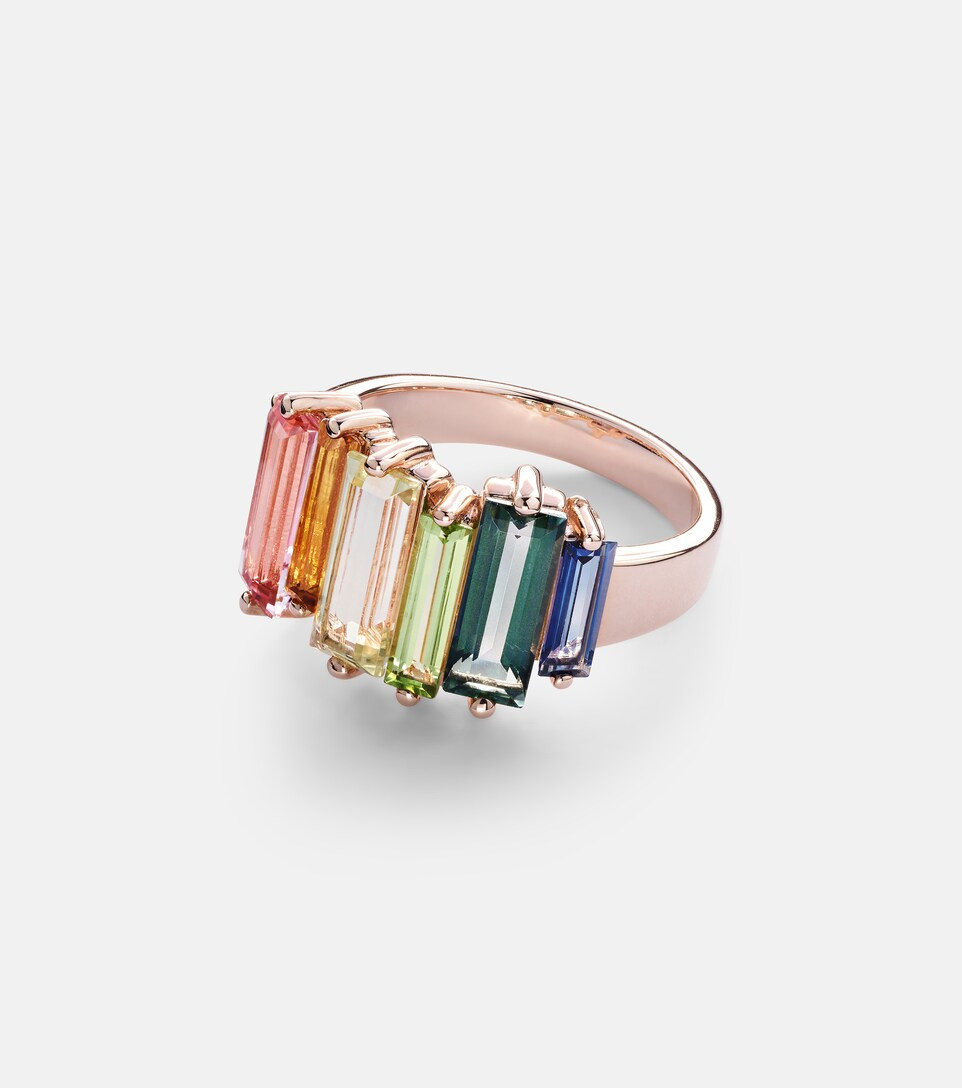 14kt rose gold ring with topazes | Mytheresa (US/CA)