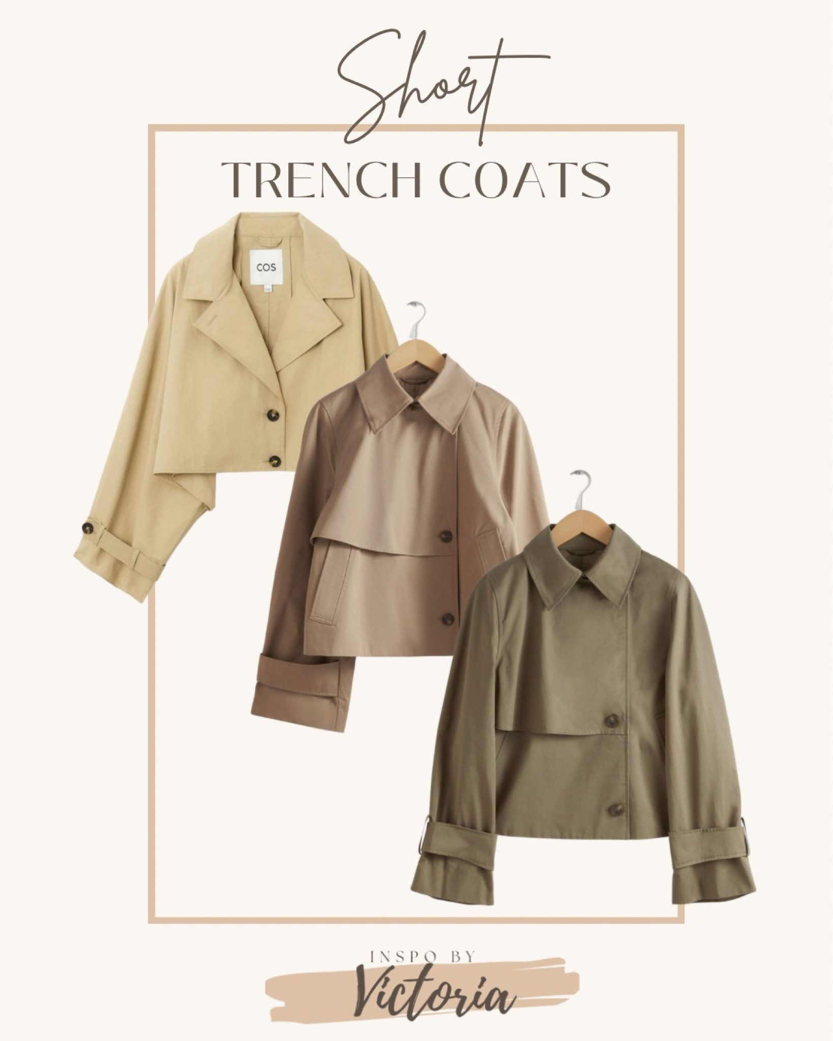 3 Spring Trench Coats to keep on your radar this season🤎
#trendingnow #shorttrenchcoat #croppedtrench

#LTKstyletip #LTKSeasonal #LTKeurope
