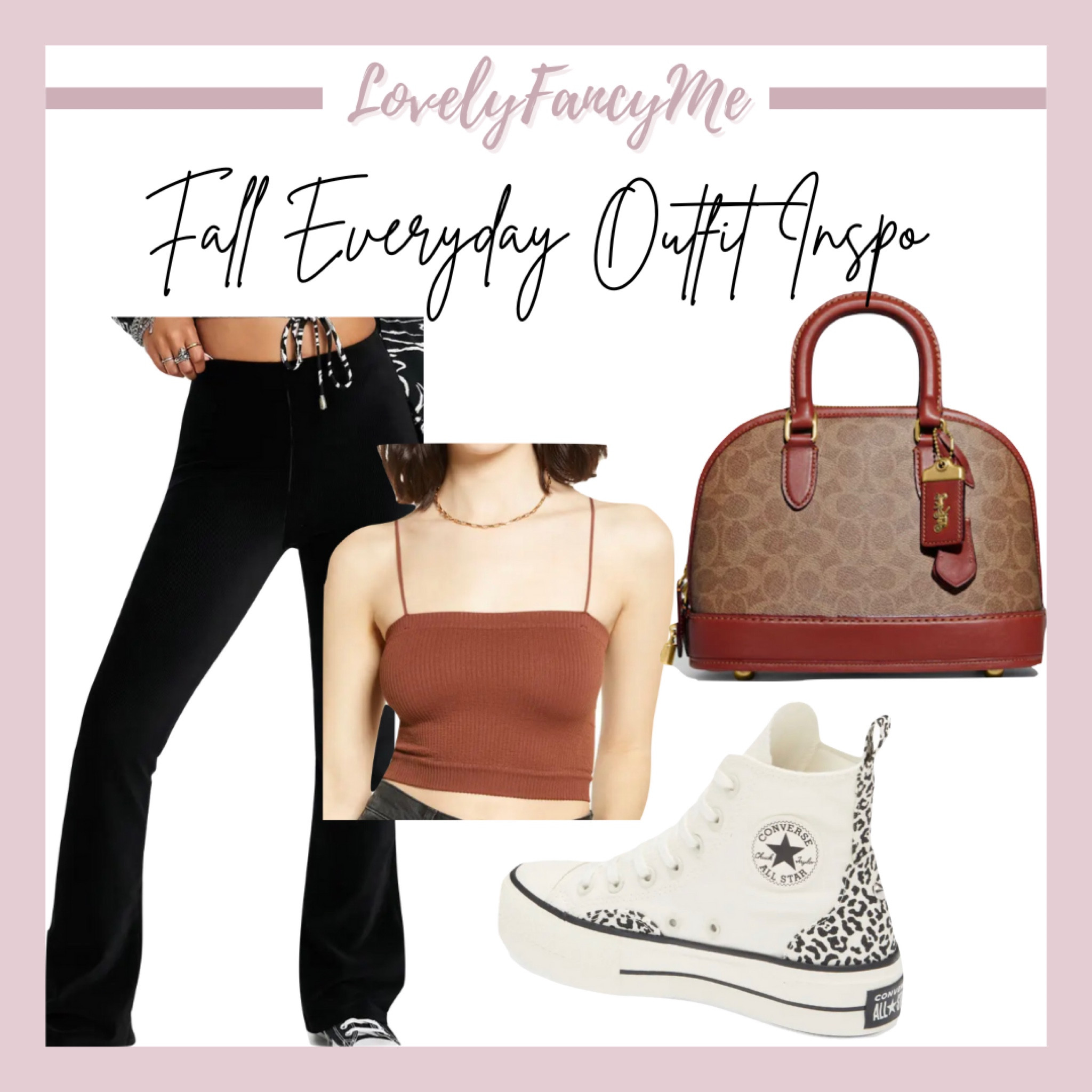 Fall everyday outfit inspo. Xoxo! 

Converse sneakers, converse high tops, coach bag, coach purse, flared leggings, black leggings, cropped cami, tank top, winter coat, fall coat, blazer, shoulder bag, Amazon dash finds, plaid pleated skirt, cropped turtleneck sweater, tweed blazer, trench coat, shacket, sherpa, fall transition outfits, business casual, work wear, date night looks, leather jacket, concert outfits, teacher outfits, back to school, Fall trends, Fall trends, leopard, pumpkin, pumpkin patch, pumpkin spice, latte, star sweater, cozy sweater, knee high boots, floral pattern, floral crossbody bag, black purse, everyday purse, tote, jean jacket, pearl jean jacket, pearl hoop earrings, pearl earrings, fall dress, mini dress, eyelet dress, ruffle, everyday Fall outfit, date night outfits, collage outfits, uni outfit, back to school outfits, everyday sweaters, comfy sweaters, winter sweaters, everyday winter outfits, running errands, loungewear, lounge looks, at home, couch day, rainy day, Fall day, cold weather #LTKFall 

Follow my shop @lovelyfancyme on the @shop.LTK app to shop this post and get my exclusive app-only content!

#liketkit #LTKbeauty #LTKstyletip #LTKSeasonal #LTKworkwear #LTKU #LTKfit #LTKworkwear #LTKSeasonal #LTKHalloween #LTKU
@shop.ltk

#LTKitbag #LTKU #LTKshoecrush