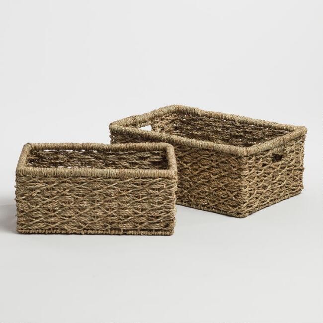 Natural Hyacinth Sabrina Utility Basket | World Market