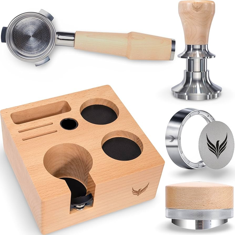 Breville Accessories 54mm Kit Includes Wooden Espresso Organizer, Calibrated 30lb Tamper, Distrib... | Amazon (US)