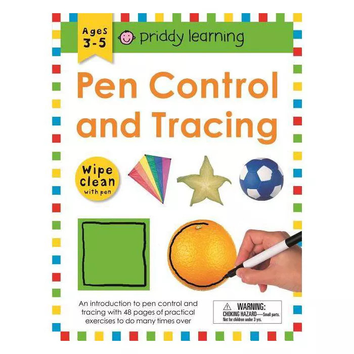 Pen Control and Tracing : Wipe Clean With Pen -  Workbook by Roger Priddy (Paperback) | Target