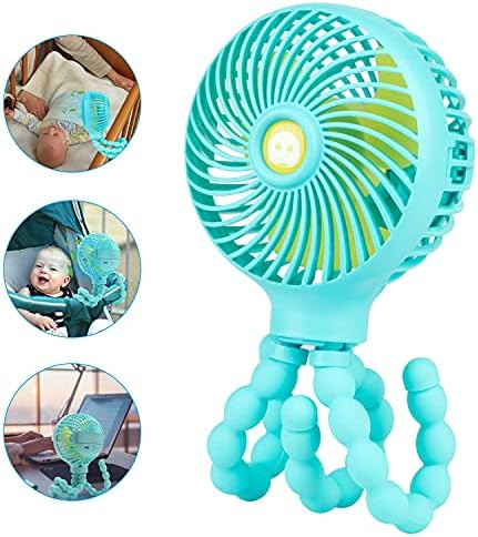 Car Seat Fans for Backseat Baby, 5200mAh Battery Operated Stroller Fan for Car Backseat Baby | Amazon (US)