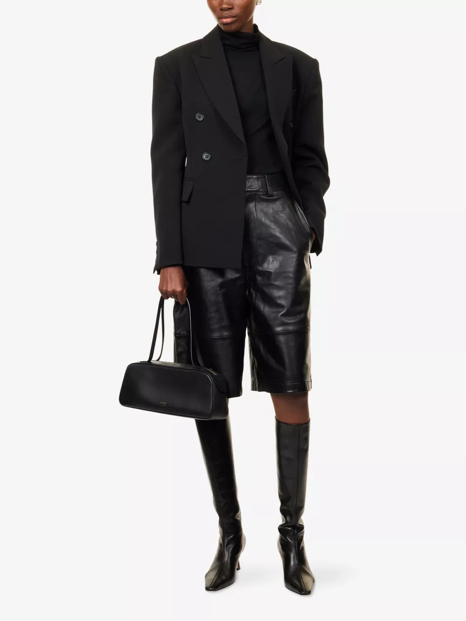 Doyer Cinched Woven Blazer | Selfridges