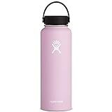 Hydro Flask Water Bottle - Stainless Steel & Vacuum Insulated - Wide Mouth with Leak Proof Flex Cap  | Amazon (US)