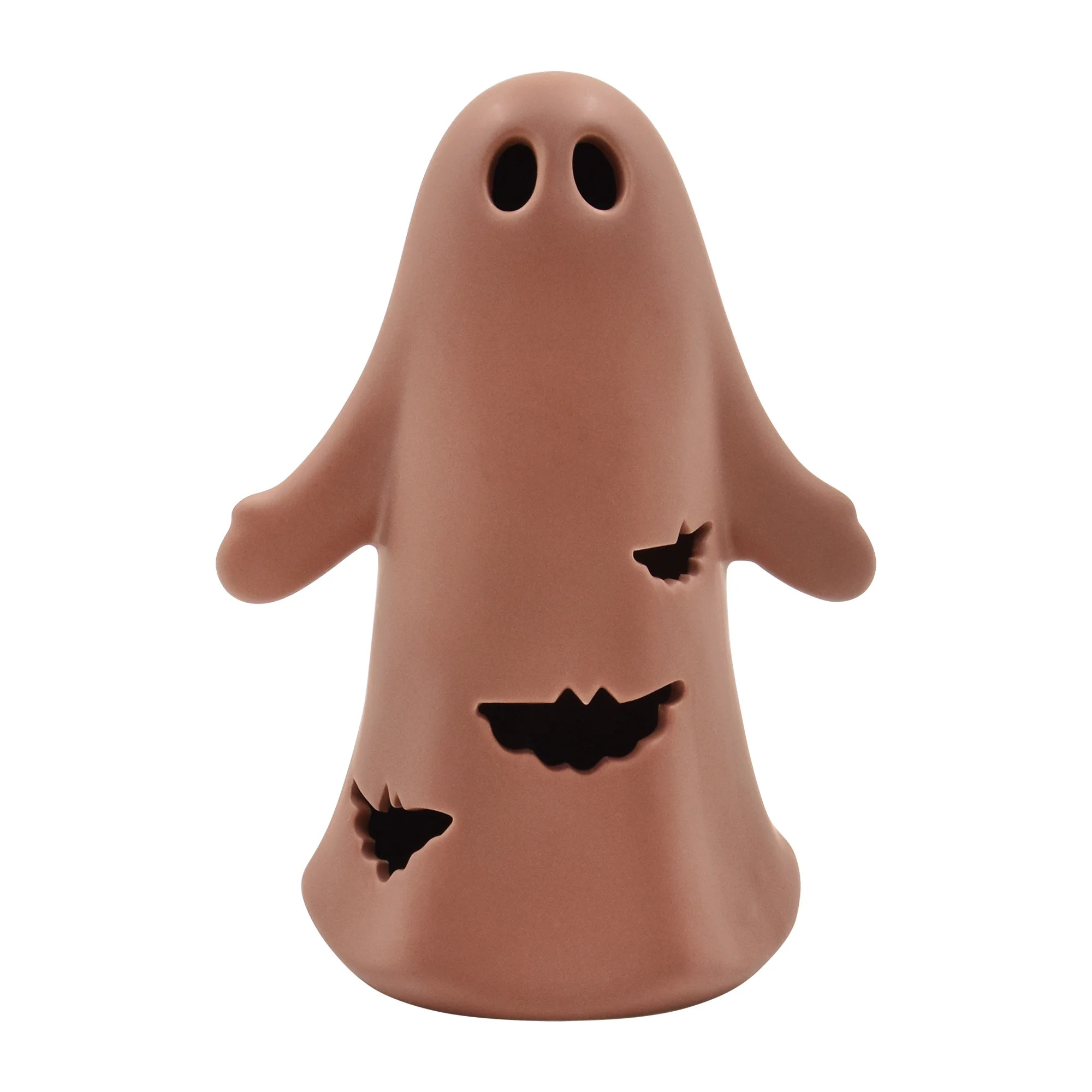 Boo w/ Bats Cut-Out Pink Ceramic LED Holder - 6.75 inches, Halloween Décor | Walmart (CA)