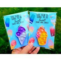 Back To School Pop Favors, Back Gift, Classroom First Day Of Student, School, End Summer Favor, Pop It | Etsy (US)