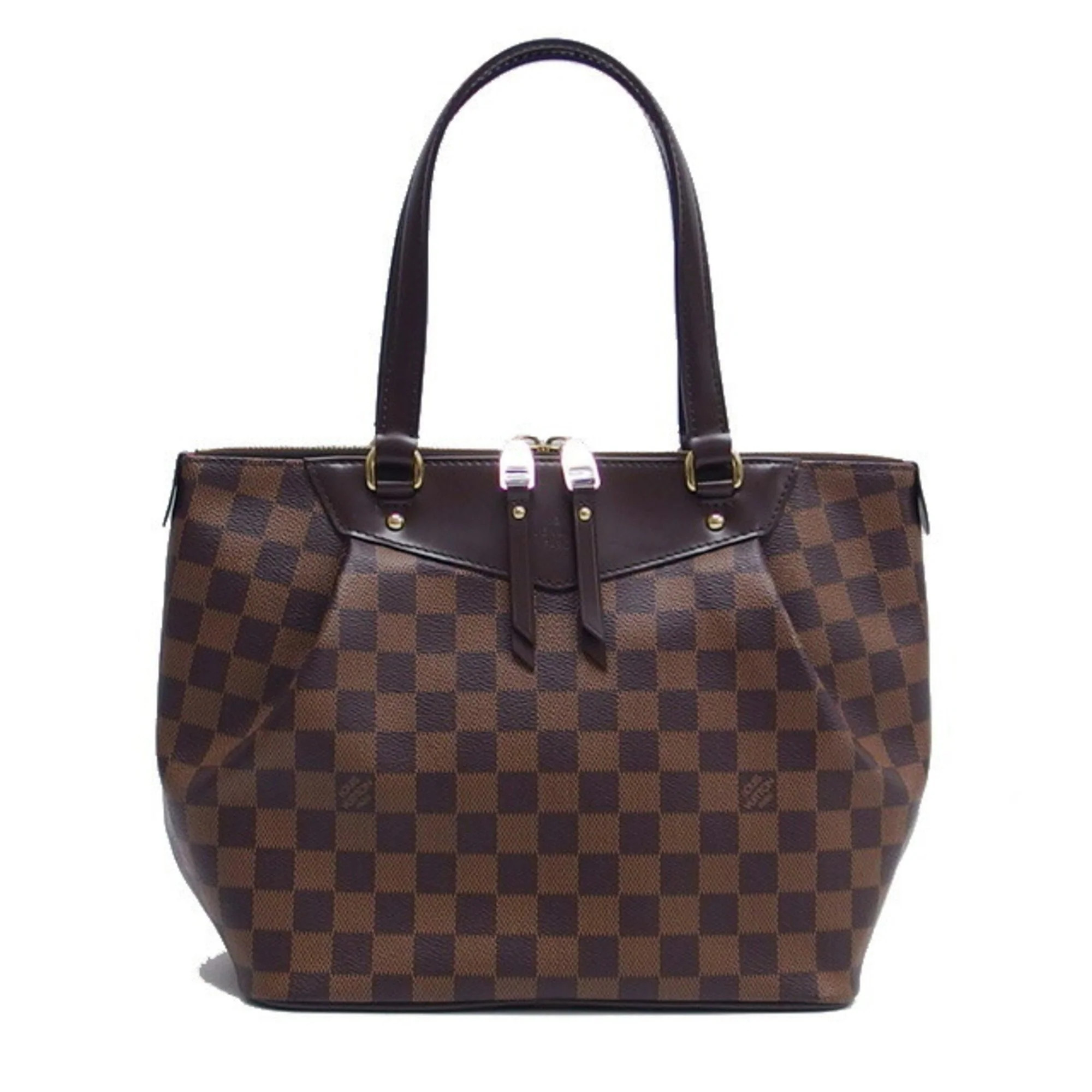 Louis Vuitton Damier Canvas Leather Handbag Tote Bag (Pre-Owned) | Shop Simon