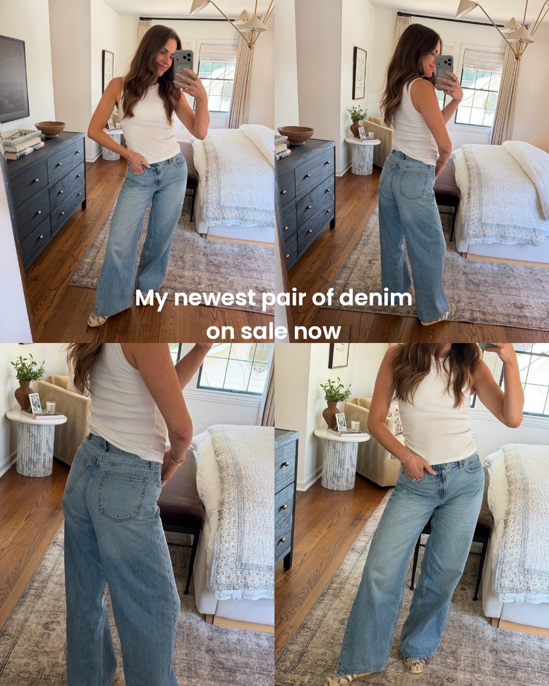 AF DENIM SALE ✨ high rise wide leg - size 25R

40% off all jeans + 20% off almost everything else & use code DENIMAF for a stackable 15% off

#LTKSaleAlert #LTKootd