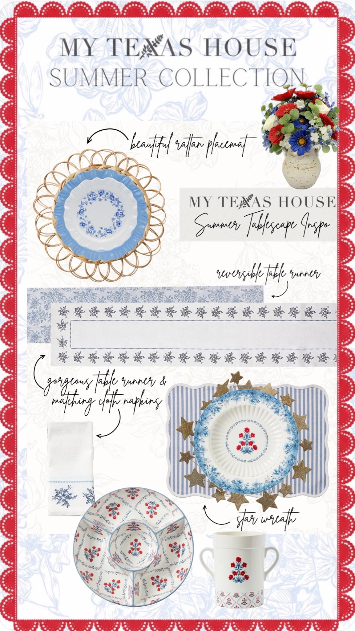 Just trying to make the perfect place settings for the upcoming pool parties!! Our summer collection has everything you need to host this summer 🤗

#LTKSeasonal #LTKHome