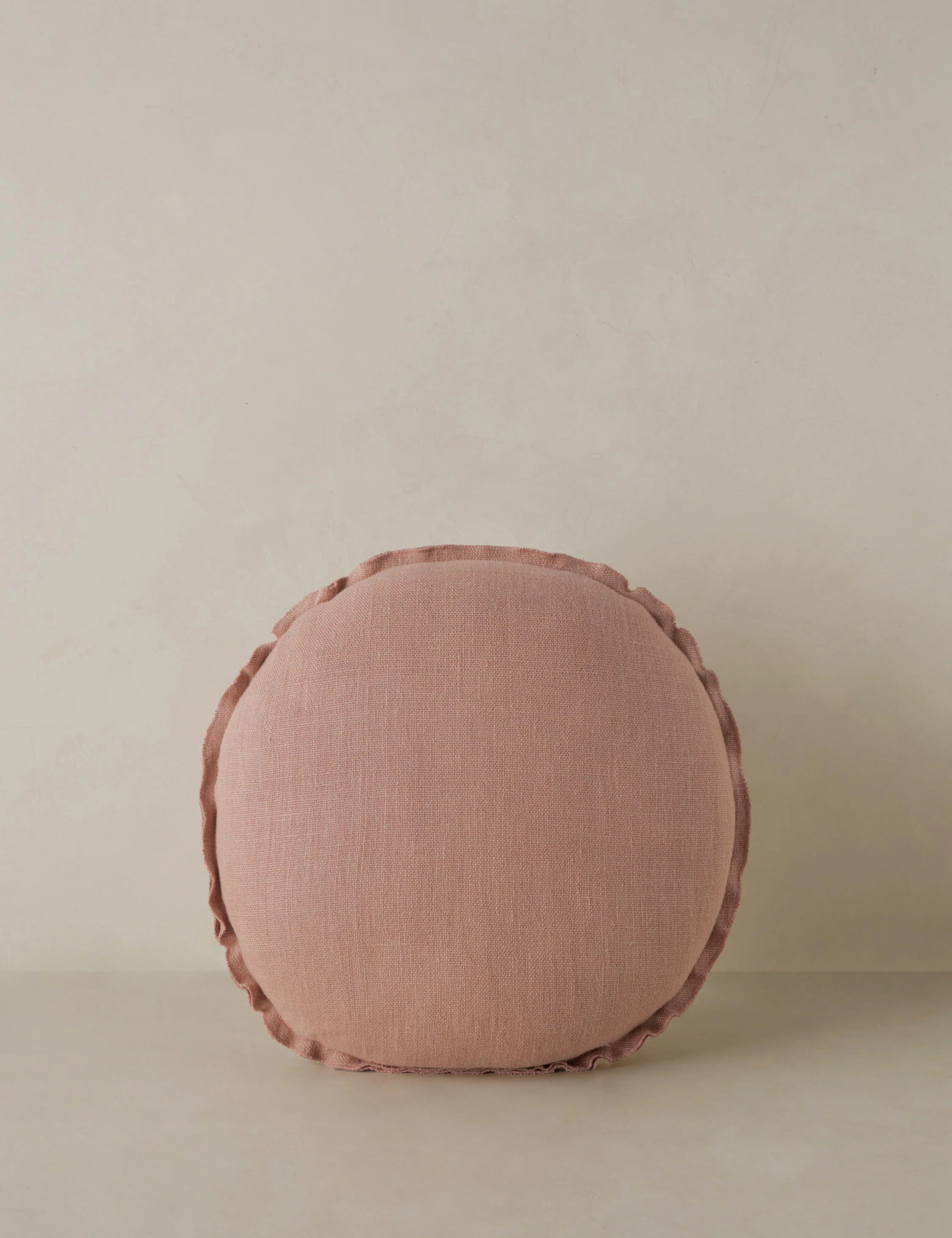 Arlo Linen Round Pillow | Lulu and Georgia 