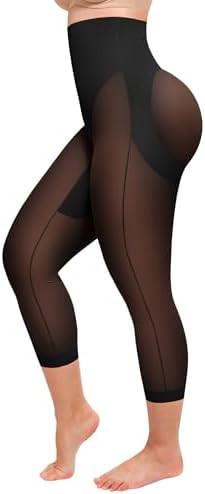 SHAPELLX Shapewear for Women Capris Leggings Tummy Control Underwear High Waist Body Shaper Butt ... | Amazon (US)