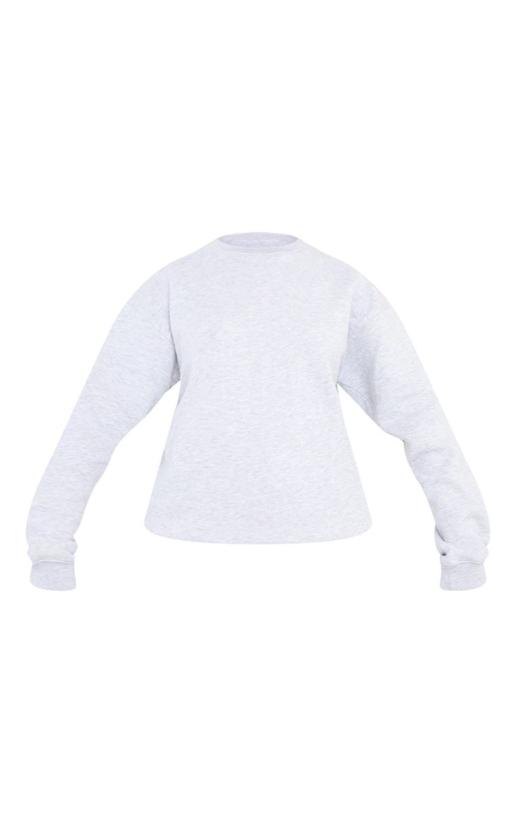 Tall Grey Oversized Ultimate Sweatshirt | PrettyLittleThing US