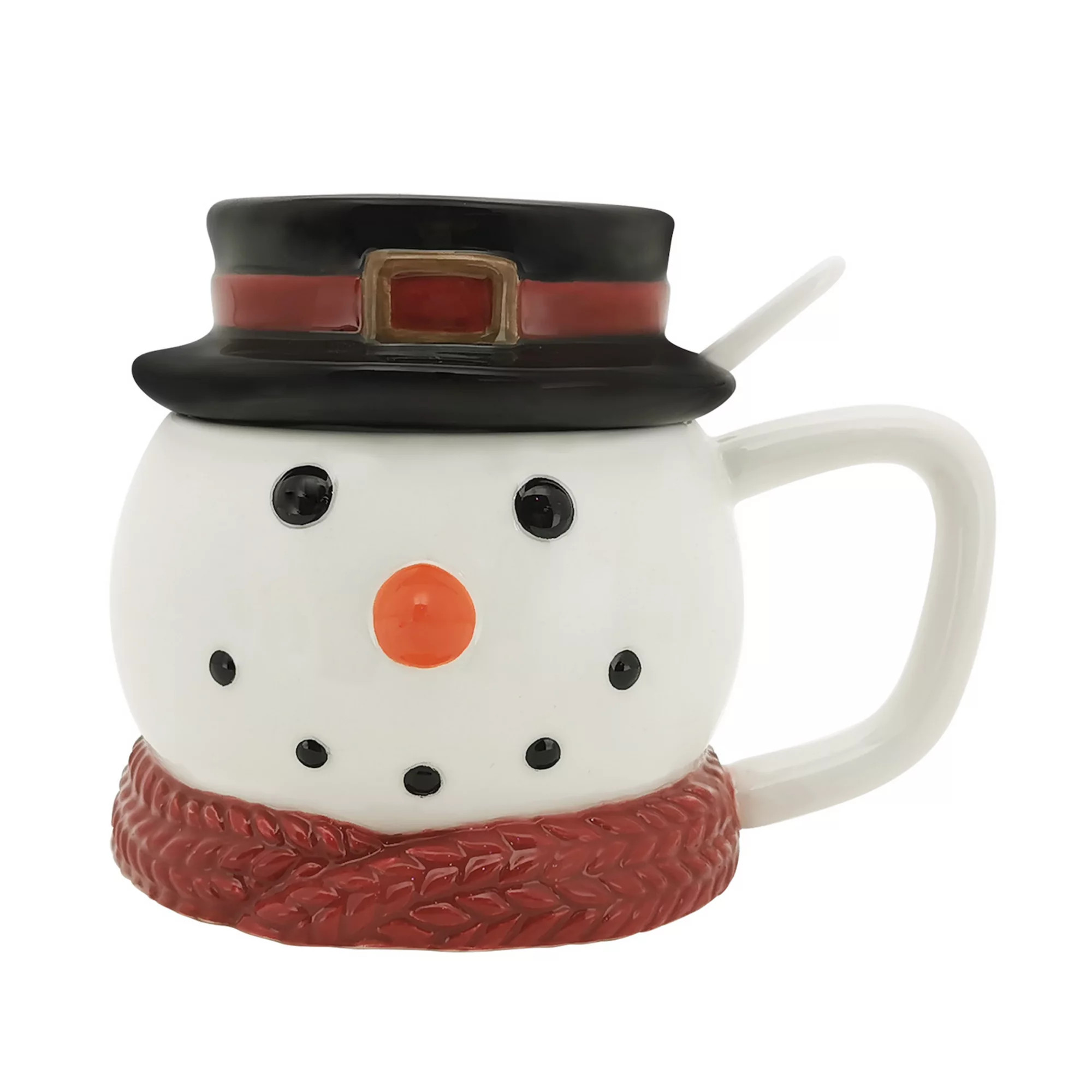 St. Nicholas Square® Snowman Lidded Mug & Spoon Set | Kohl's