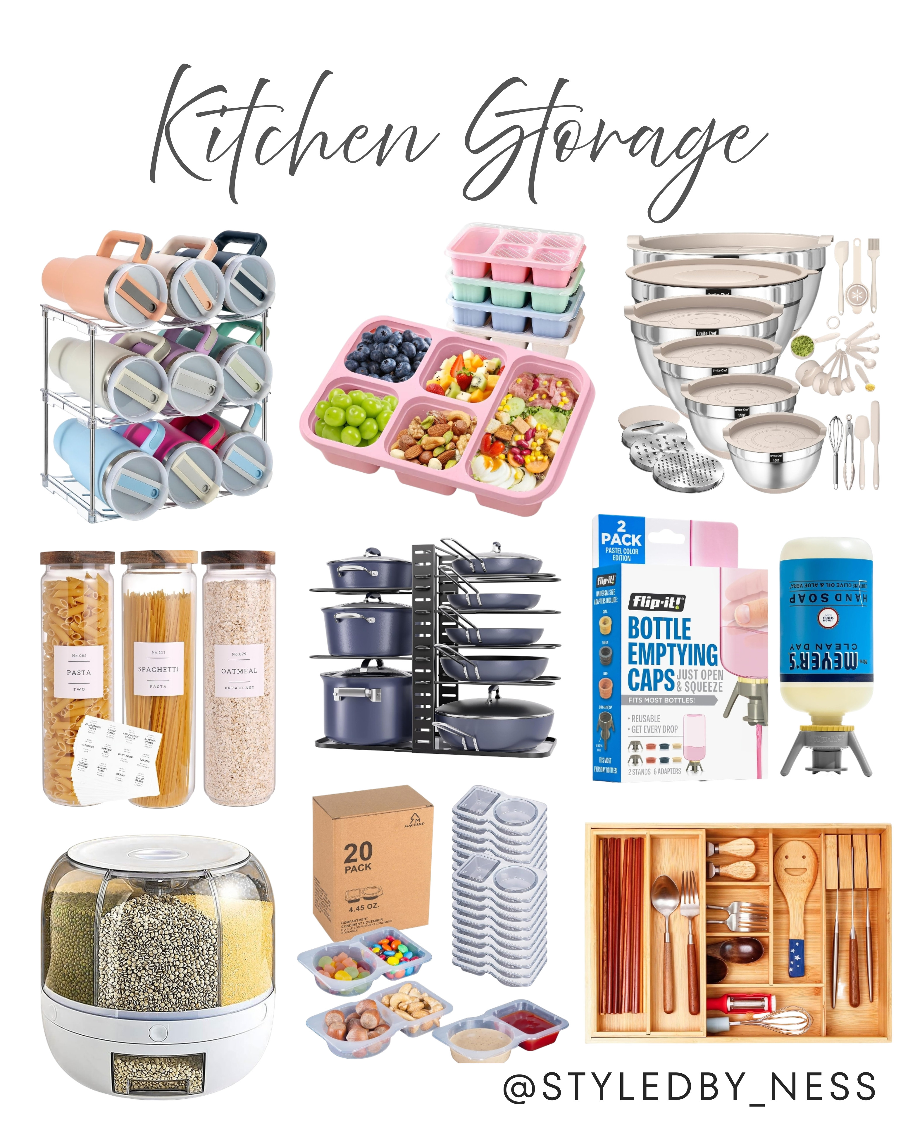 Transform your space with these highly rated kitchen storage essentials. Designed to maximize your organization and keep your countertops clutter-free, these pieces make meal prep effortless. Save this post and click the link in bio to shop these kitchen favorites! #KitchenOrganization #KitchenStorage #AmazonHome 

 #LTKdayinmylife #LTKHome #LTKSaleAlert