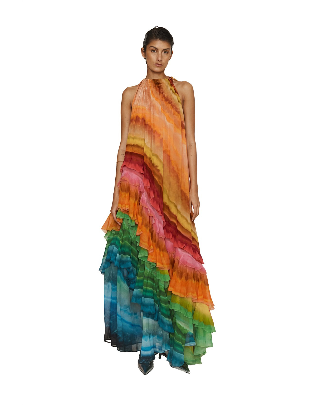 Alémais Iris Ruffle Gown | David Jones | David Jones (Australia & New Zealand)