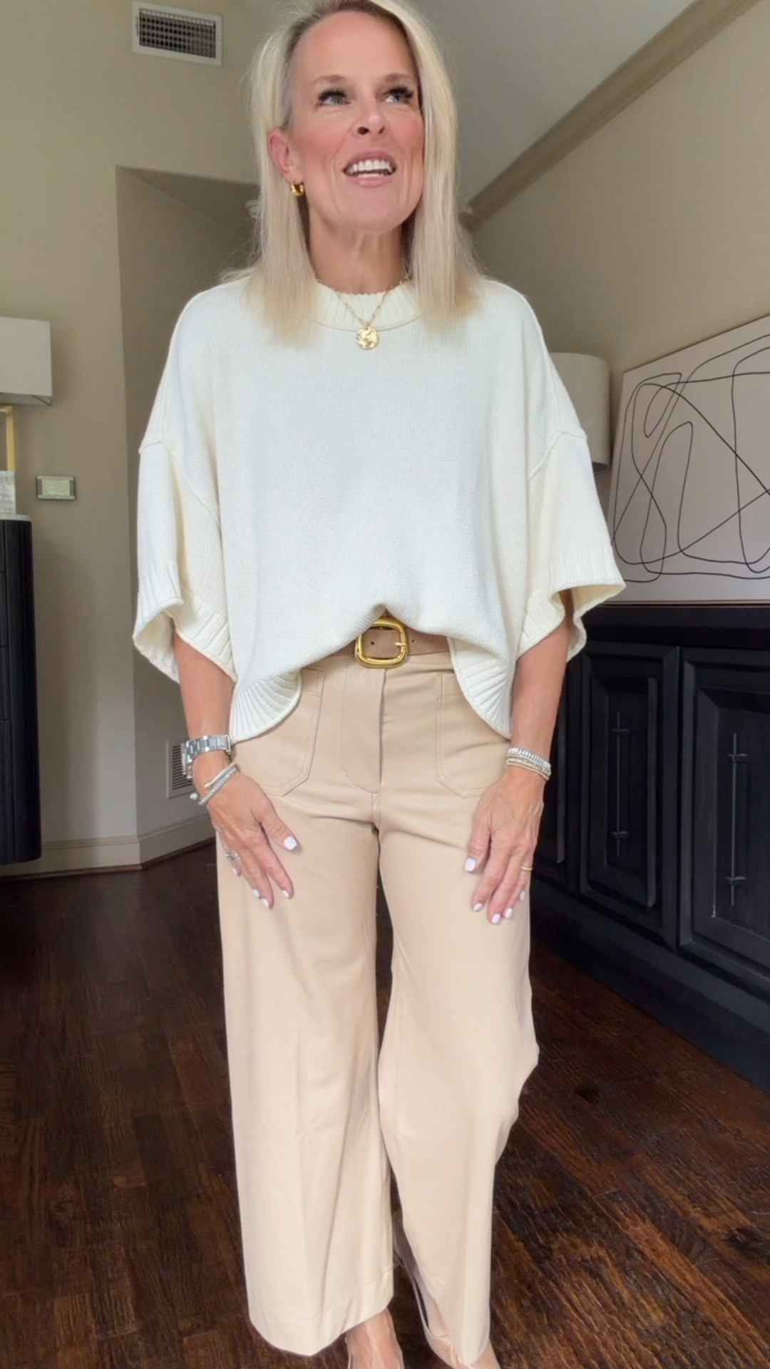 Colette faux leather pants!! 
Love the color 

Pants and sweater TTS 

Anthropologie 

#LTKStyleTip #LTKGiftGuide #LTKOver40