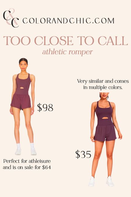 Athletic rompers that are very similar! Perfect for running or lounging 

#LTKstyletip #LTKfitness