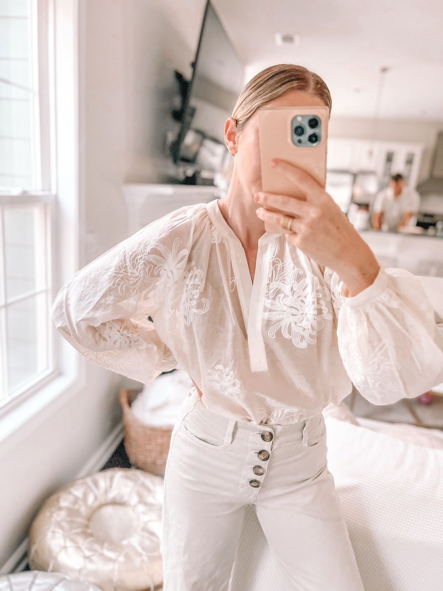 Under $25 embroidered shirt! 