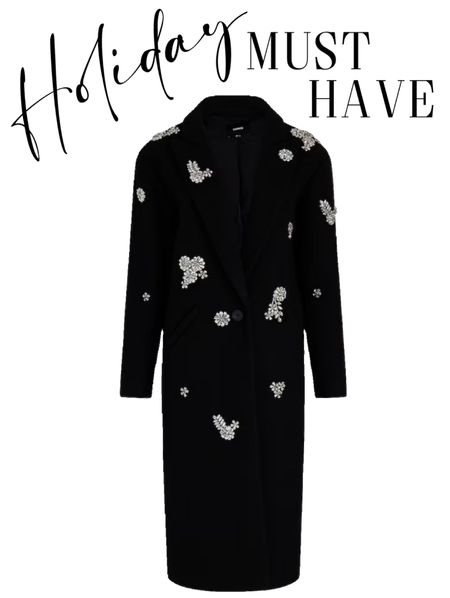 this coat features rhinestone embellishments that’ll make you stand out at your next event ✨🖤

#LTKSeasonal #LTKGiftGuide #LTKHoliday