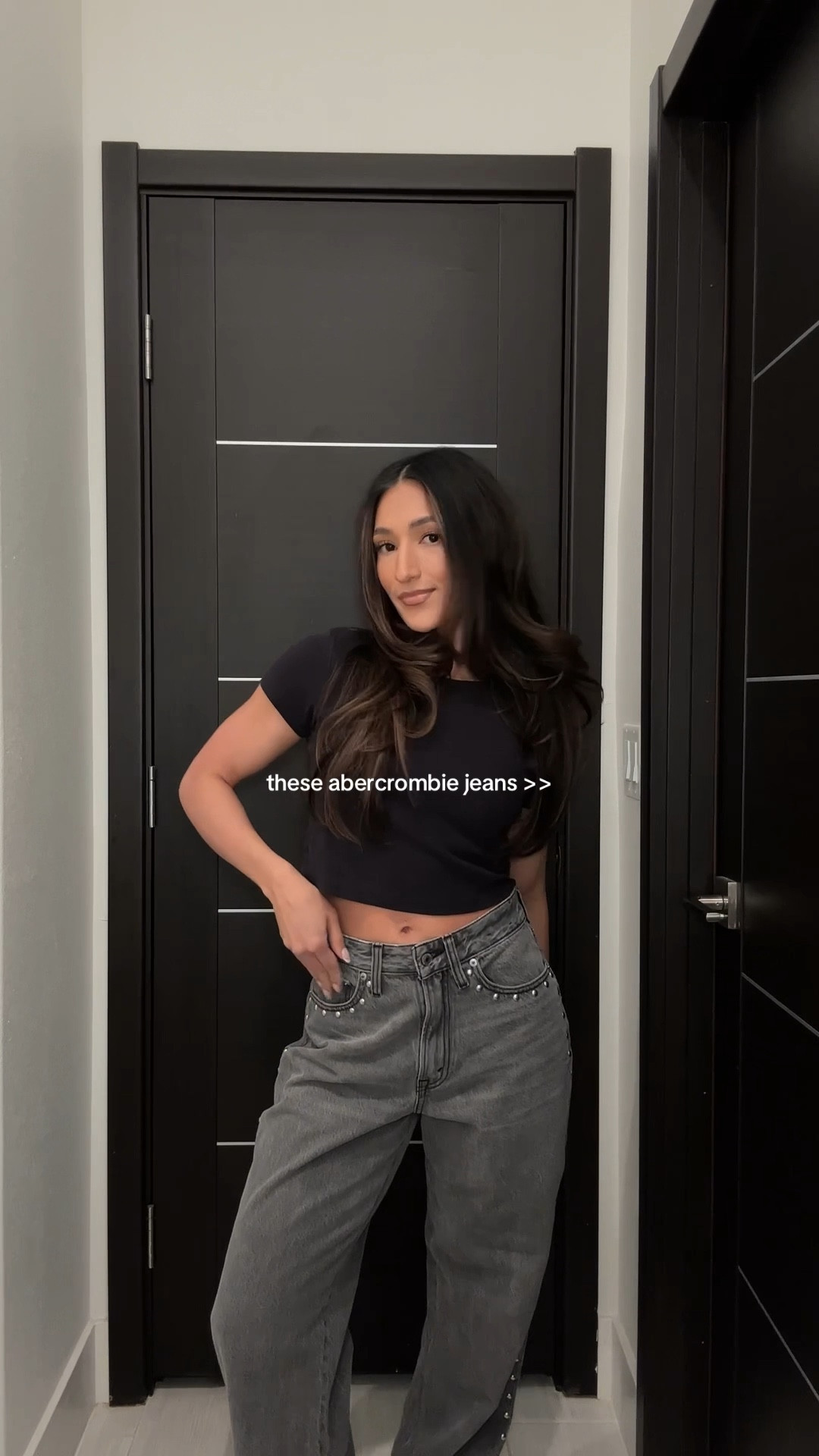 Grey studded high rise loose jeans: 25 regular 

#LTKSaleAlert #LTKGiftGuide #LTKStyleTip