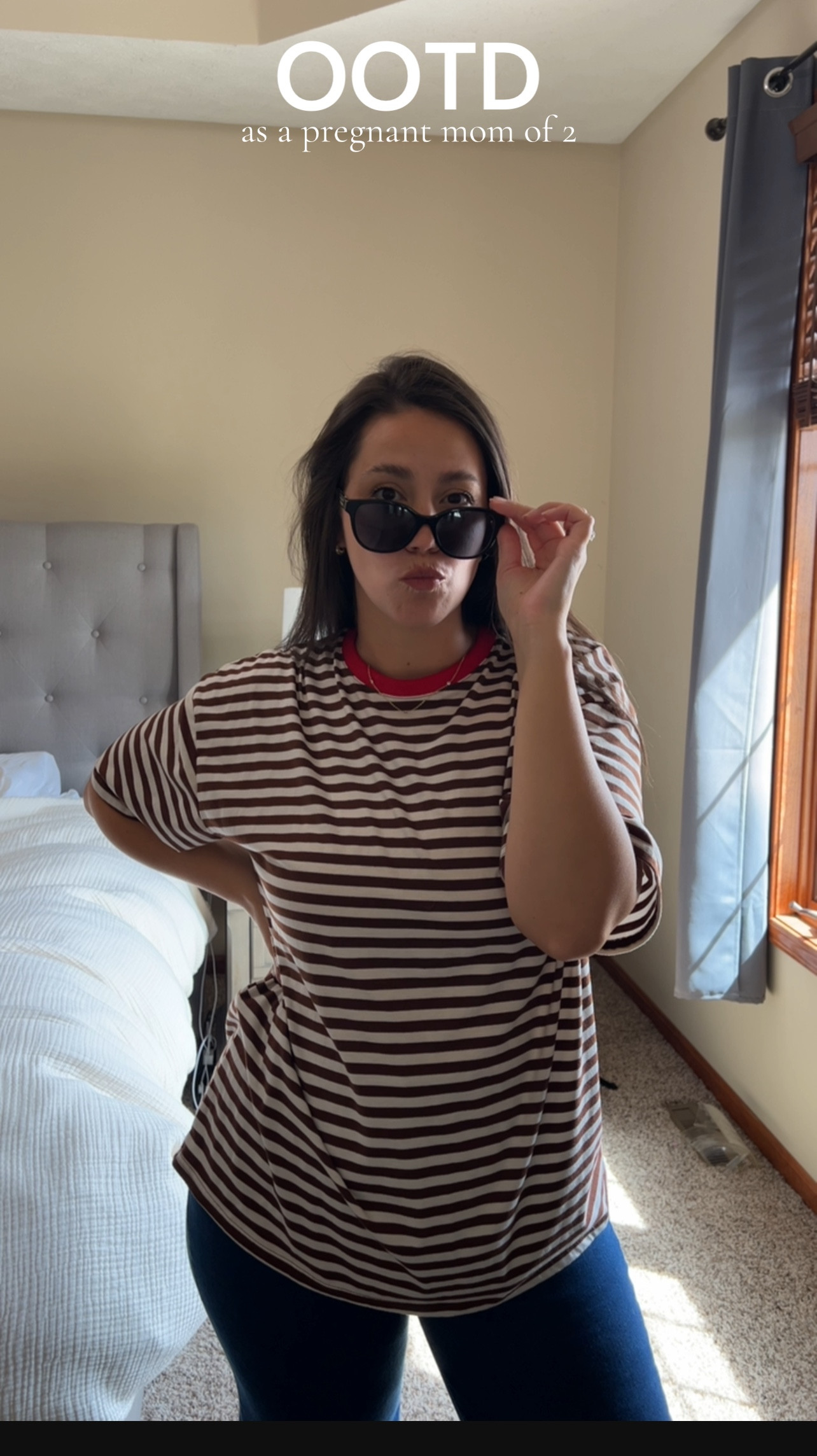 OOTD midsize maternity outfit 
Comfy casual outfit 


#LTKMidsize #LTKFindsUnder50