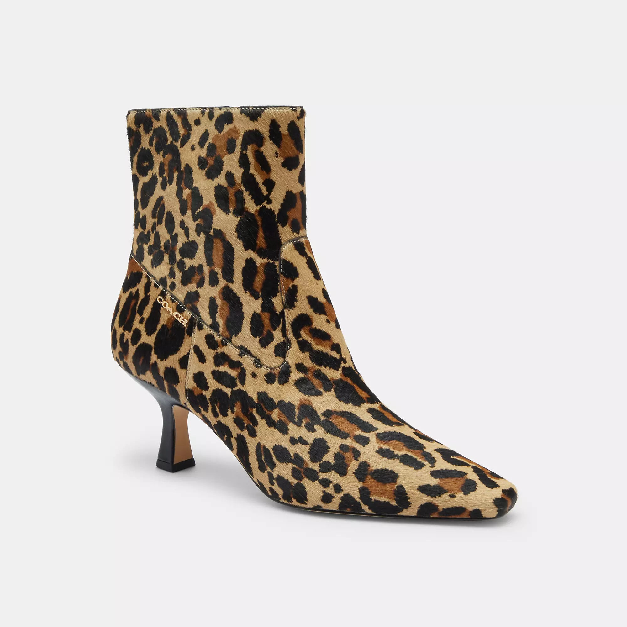 Coach Outlet Kitten Heel Bootie With Leopard Print | Shop Simon