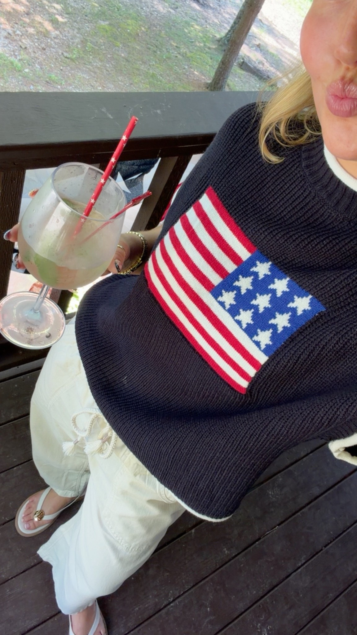 Cutest sweater for the summer & celebrating the 4th 🥹🩵❤️ wearing size small & medium in bottoms!

#LTKootd #LTKSeasonal #LTKSaleAlert