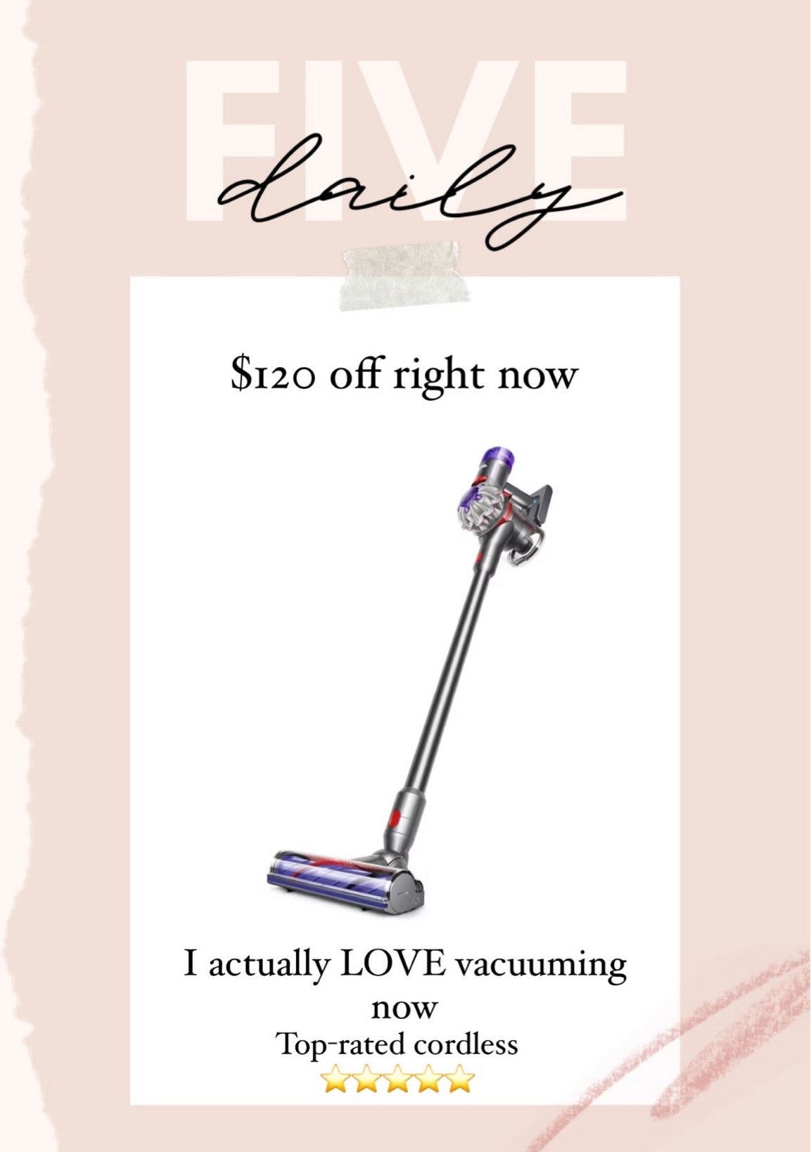 Dyson on sale at Target
It’s so easy to use! I enjoy vacuuming now 

#LTKHome #LTKSaleAlert