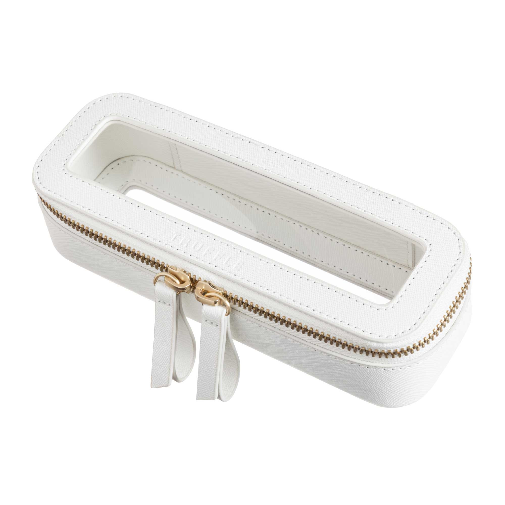 Clarity Mini Jetset Case - Mini Leather Bag | Truffle | TRUFFLE