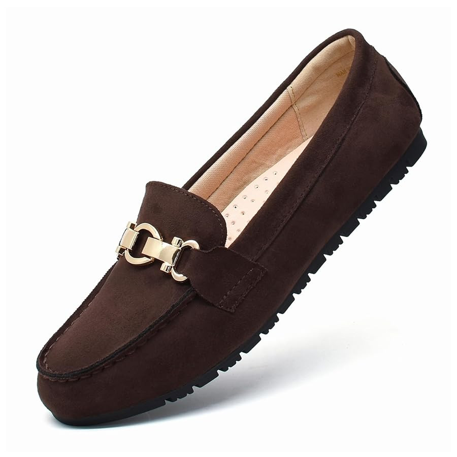 Loafers for Women Business Casual Shoes Comfortable & Lightweight Penny Loafers Slip On Work Flat... | Amazon (US)