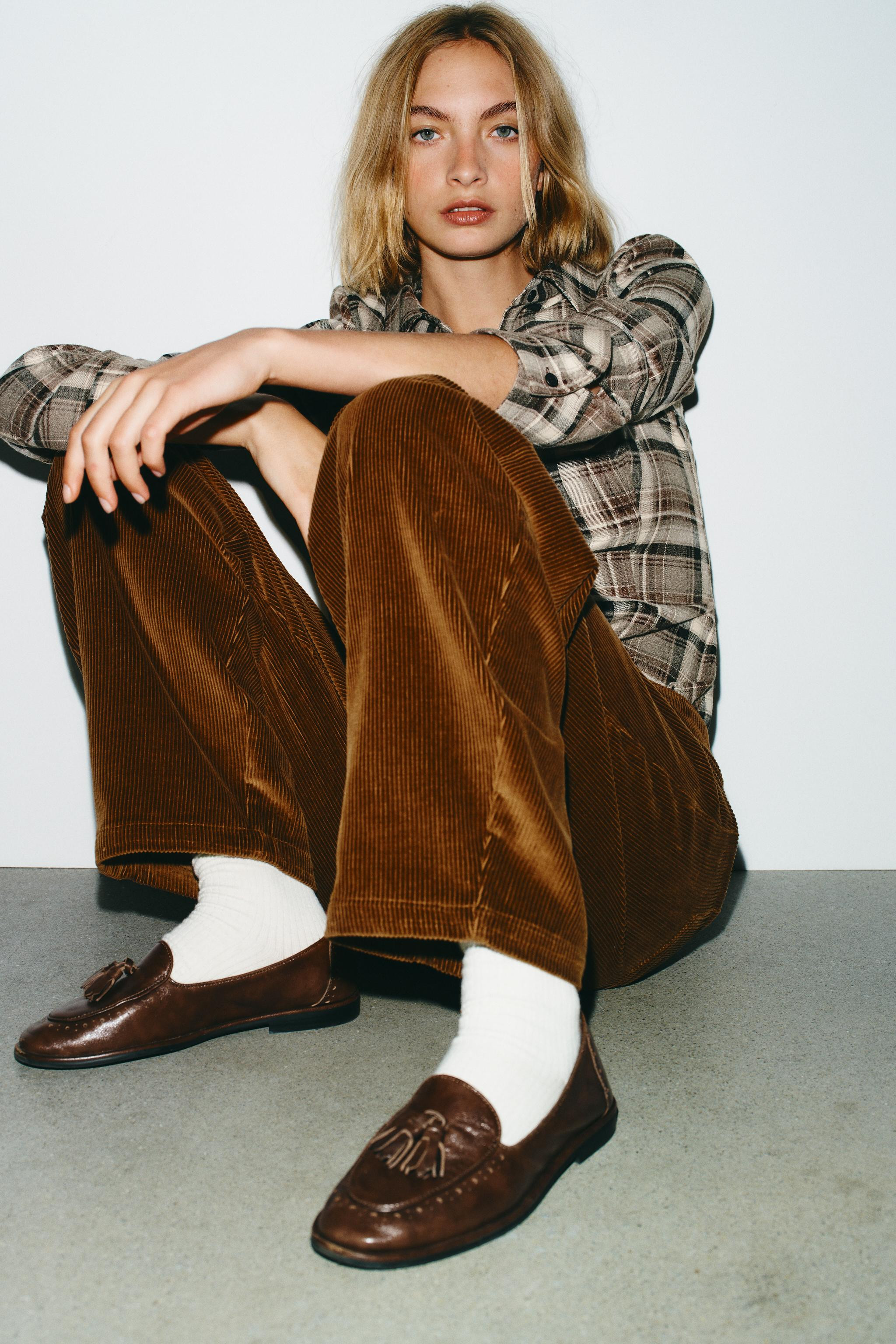 LEATHER TASSEL LOAFERS | Zara US