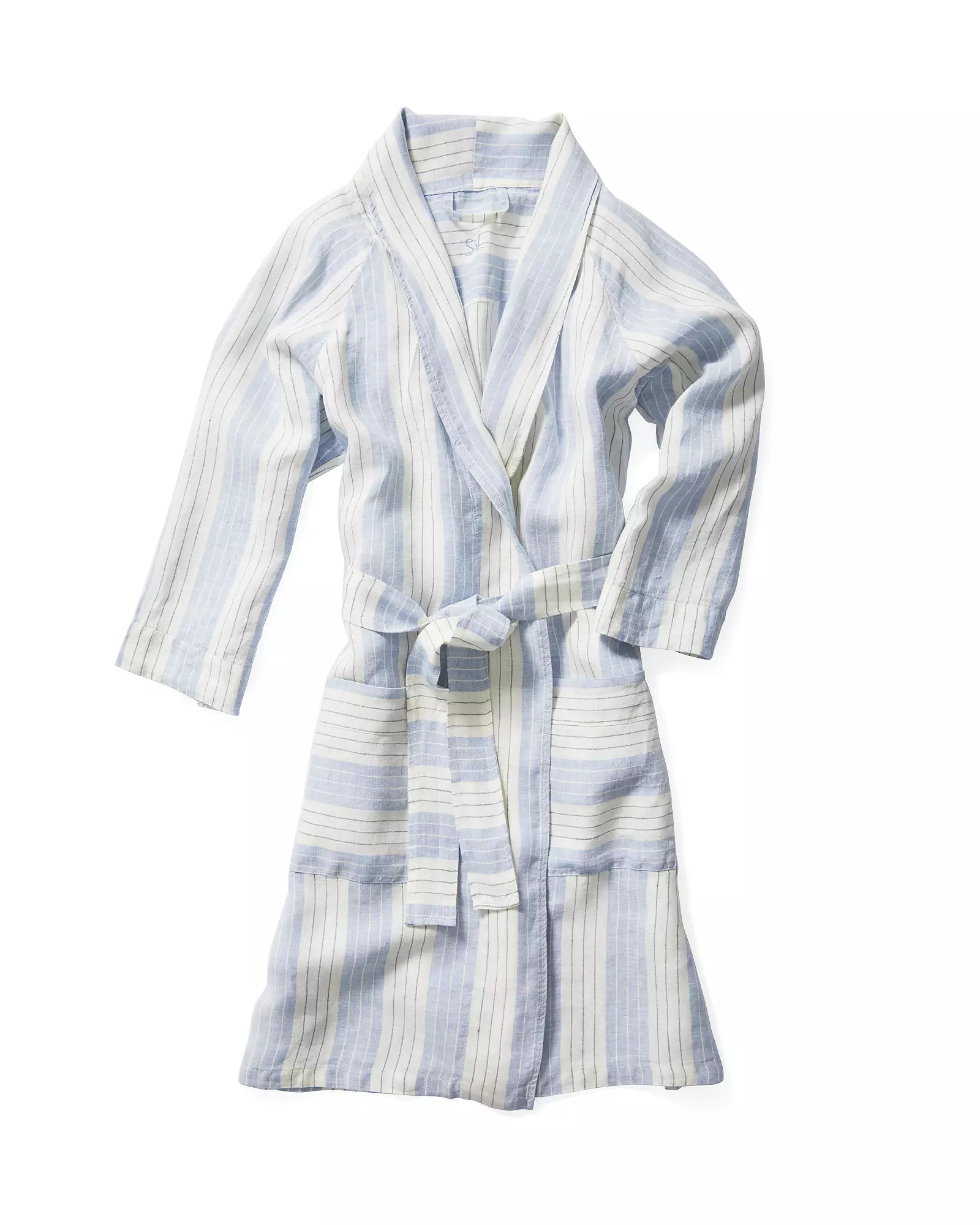 Porto Linen Robe | Serena and Lily
