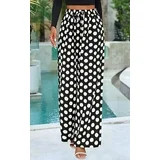 PRETTYGARDEN Womens Pants Elastic Waist Floral Lightweight Pants for Women Casual Wide Leg Pants ... | Walmart (US)