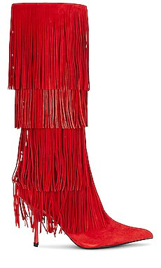 Jeffrey Campbell Froliking Boot in Red Suede from Revolve.com | Revolve Clothing (Global)