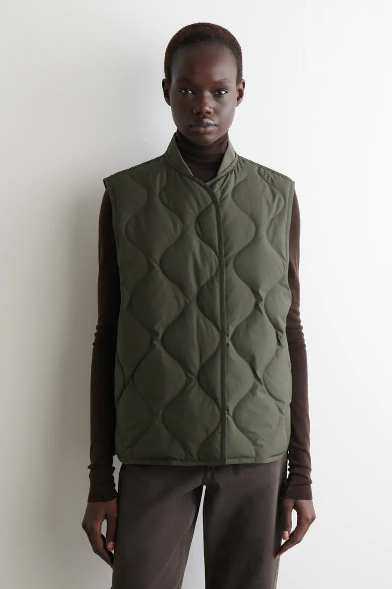 Oversized Quilted Down Gilet (Women) | Nordstrom | Nordstrom