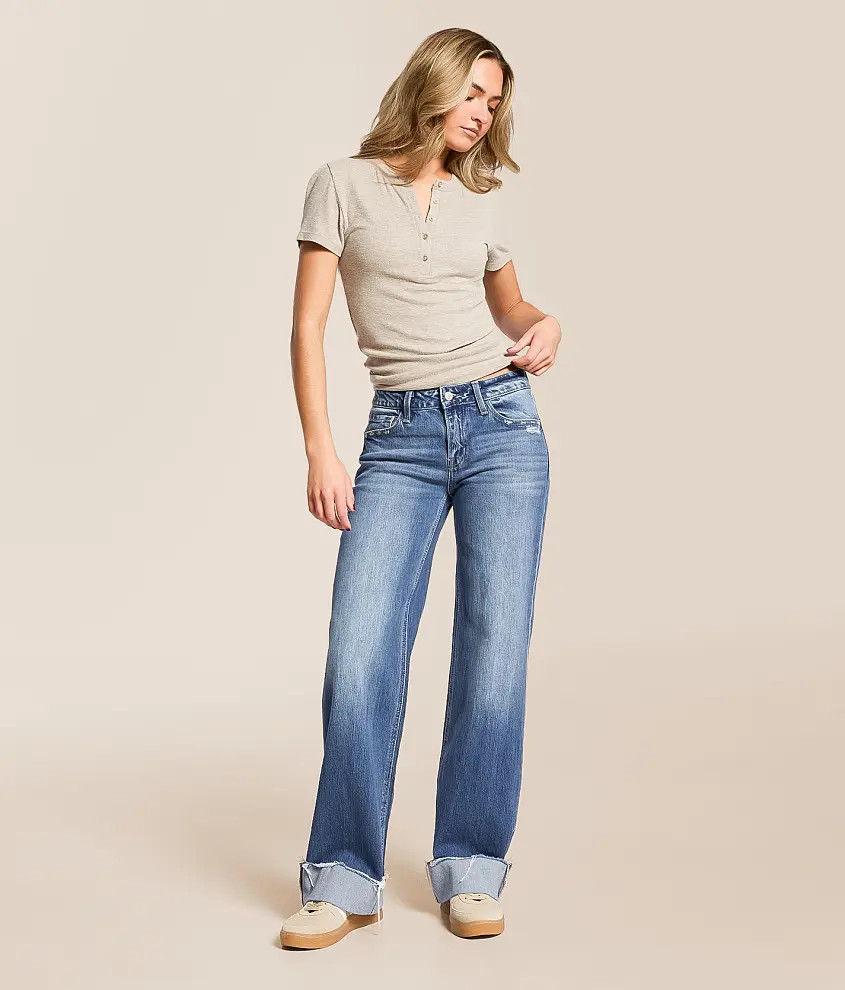 Kris Low Rise Baggy Stretch Jean | Buckle