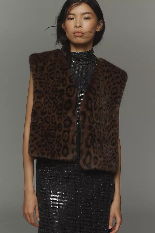 By Anthropologie Faux-Fur Vest | Anthropologie (US)