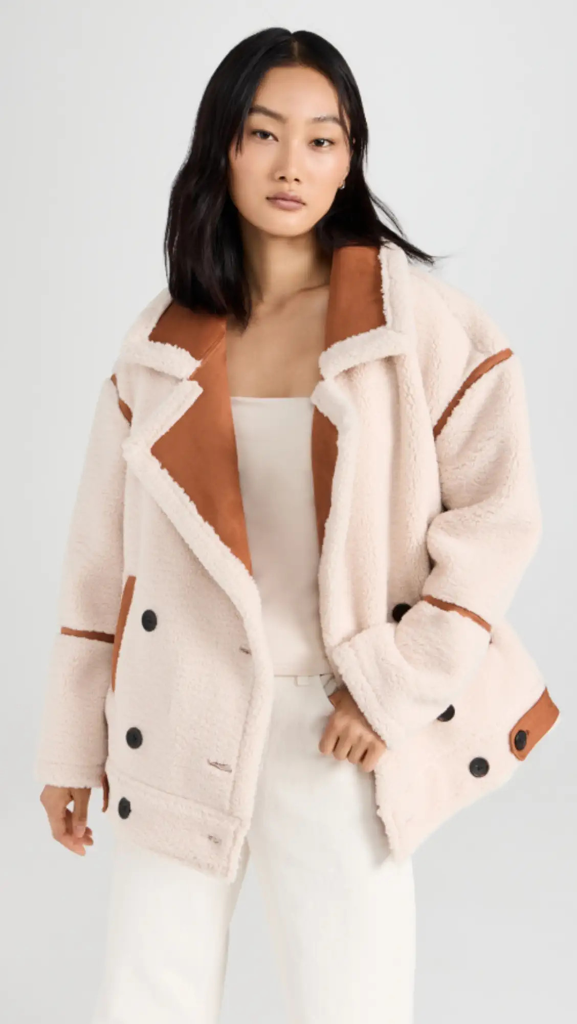 BLANKNYC Pick Me Sherpa Bonded Jacket | Shopbop | Shopbop