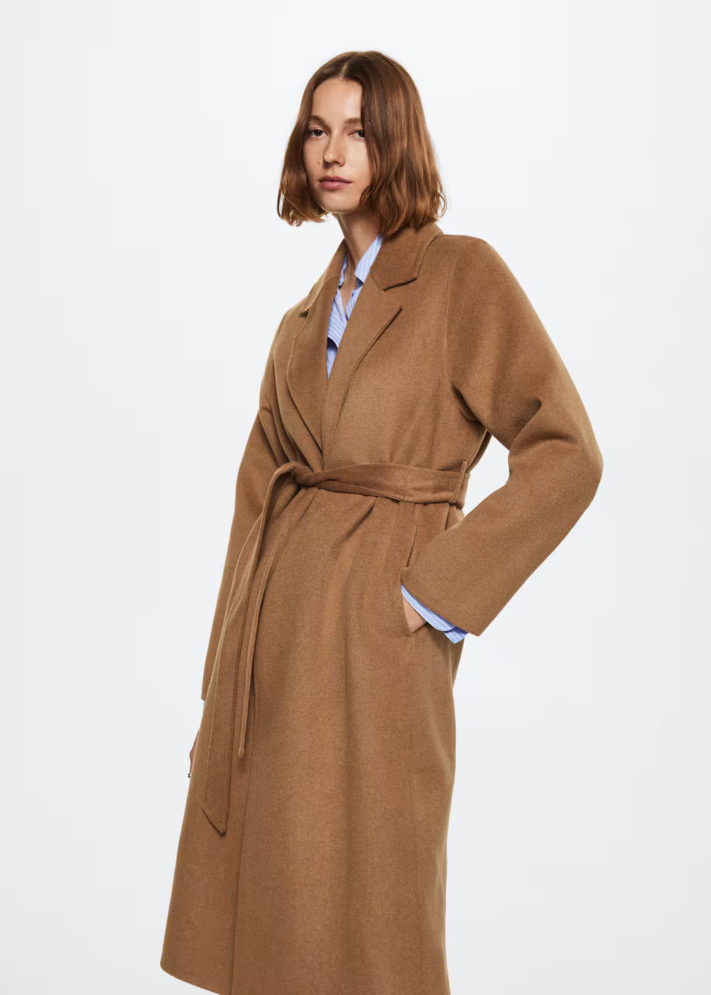 Belt handmade coat | MANGO (US)