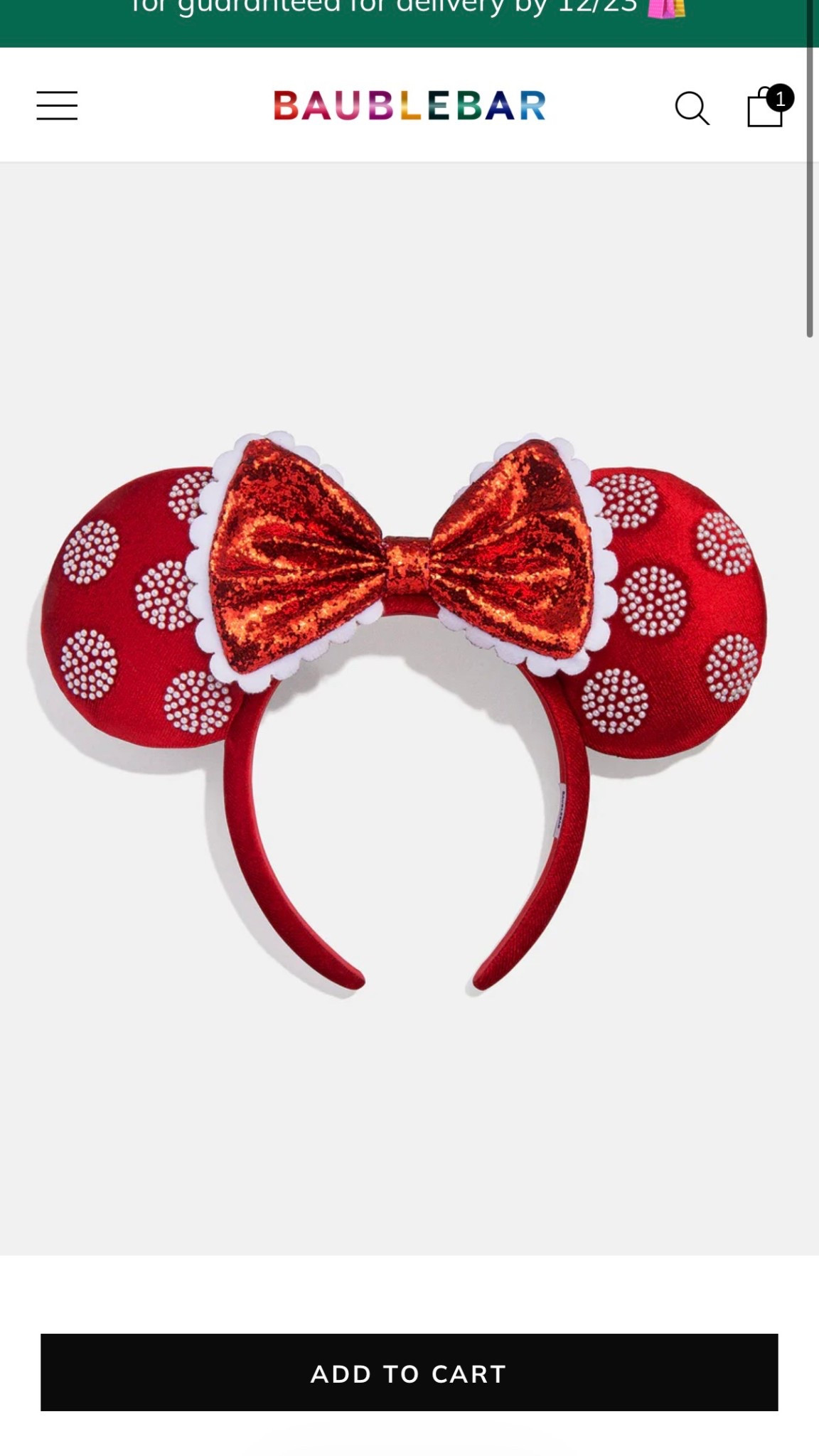 Baublebar Disney ears on sale for $15 

#LTKGiftGuide #LTKHoliday #LTKSaleAlert