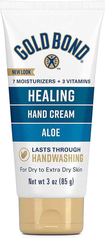 Gold Bond Healing Hand Cream, 3 oz., With Aloe, Moisture That Lasts Through Handwashing | Amazon (US)