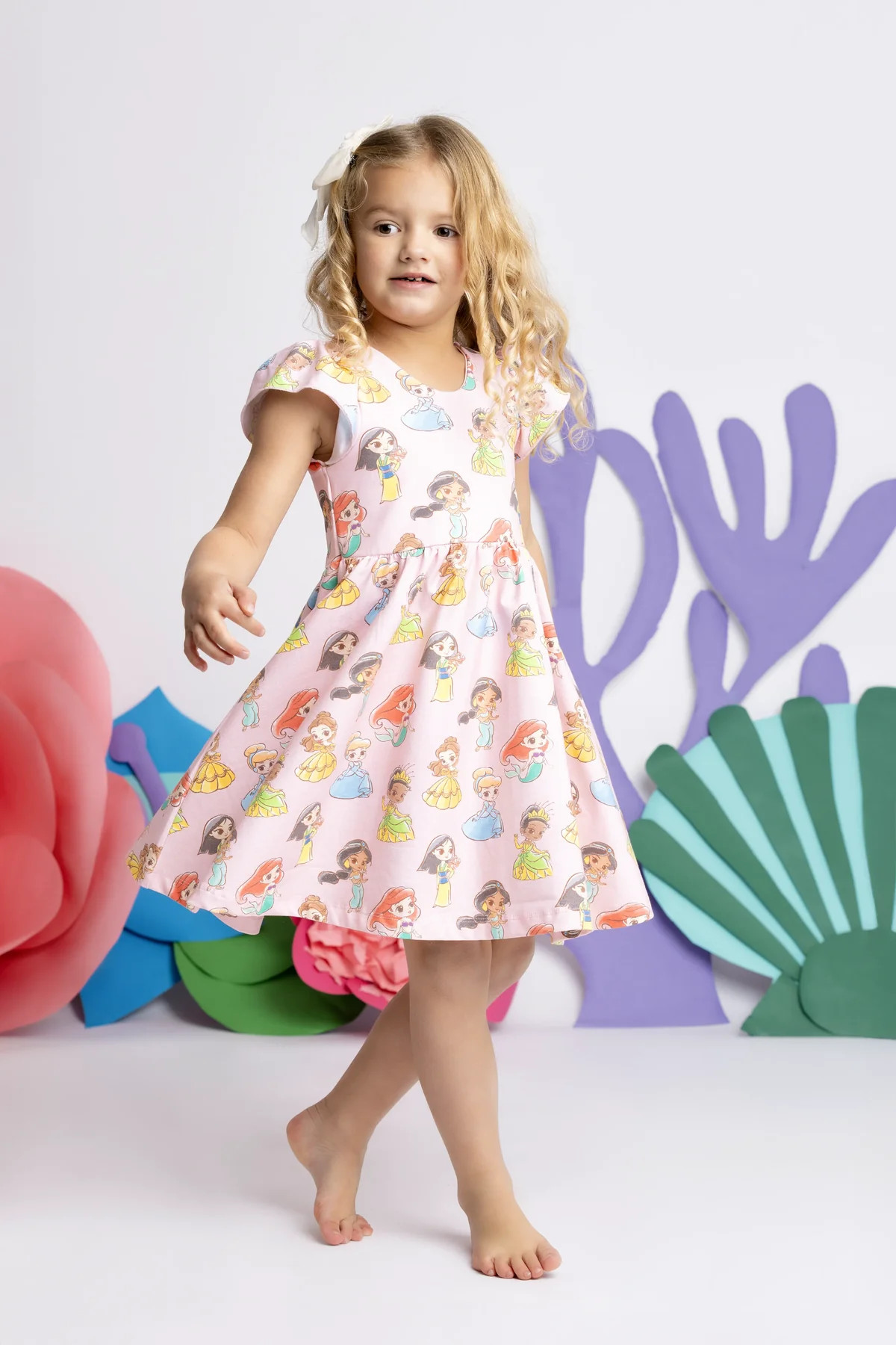 Short Sleeve Let's Dance Dress - Organic Baby, Toddler, & Kids Clothes - Monica + Andy | Monica + Andy