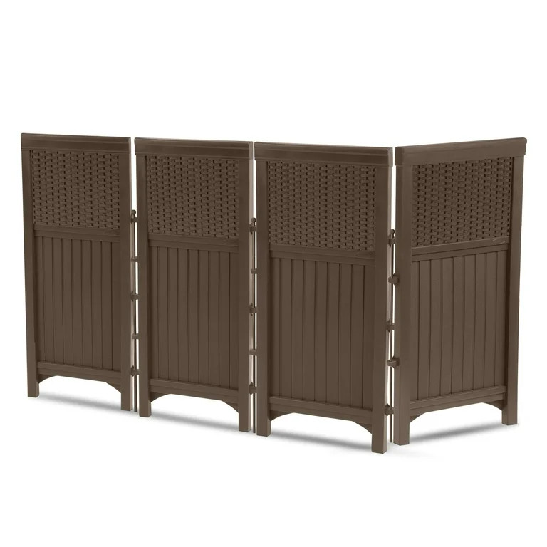 Suncast FSW4423 Backyard and Garden Patio Rust-Resistant Screen Gate/Fence, Java, 23 in. W x 2 in... | Walmart (US)
