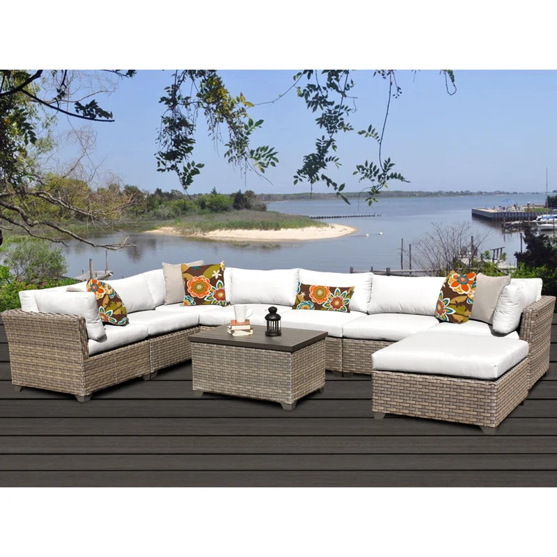 Rochford 9 Piece Sectional Seating Group with Cushions | Wayfair North America