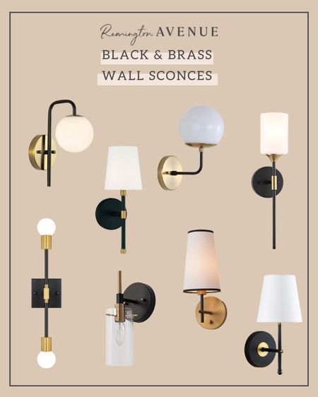 I really like the look of these #mixedmetal sconces! The black and brass combo is a favorite of mine 🤌🏼 and can be translated to work with any #decor style! 

#sconce #bathroom

#LTKhome